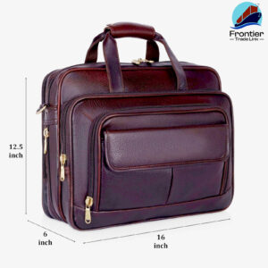 Leather Messenger Bag