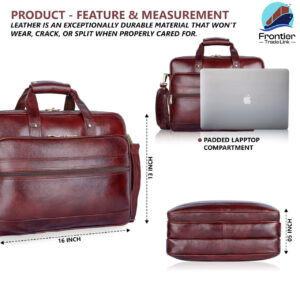 Leather Messenger Bag